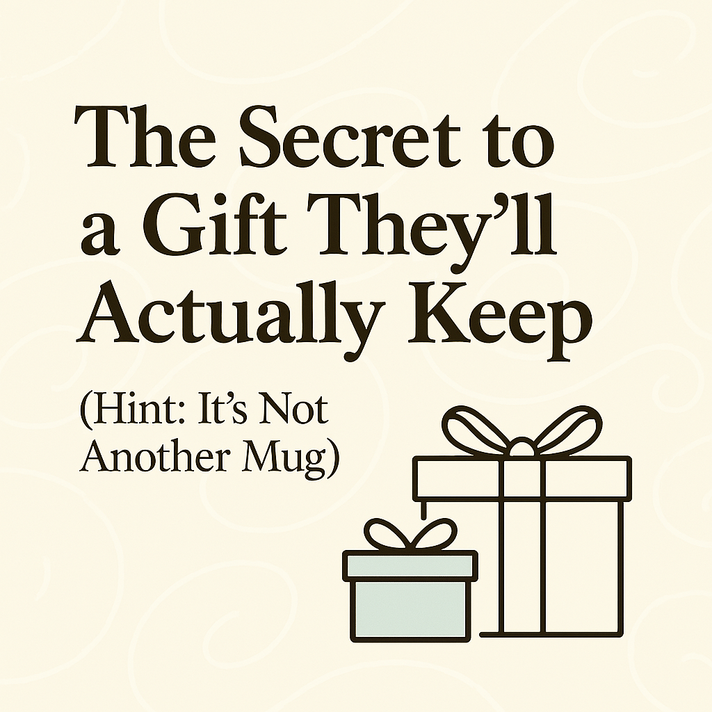 The Secret to a Gift They’ll Actually Keep (Hint: It’s Not Another Mug)