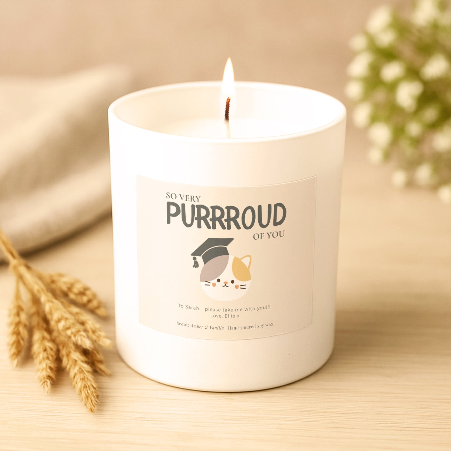 So Purrr-oud Candle