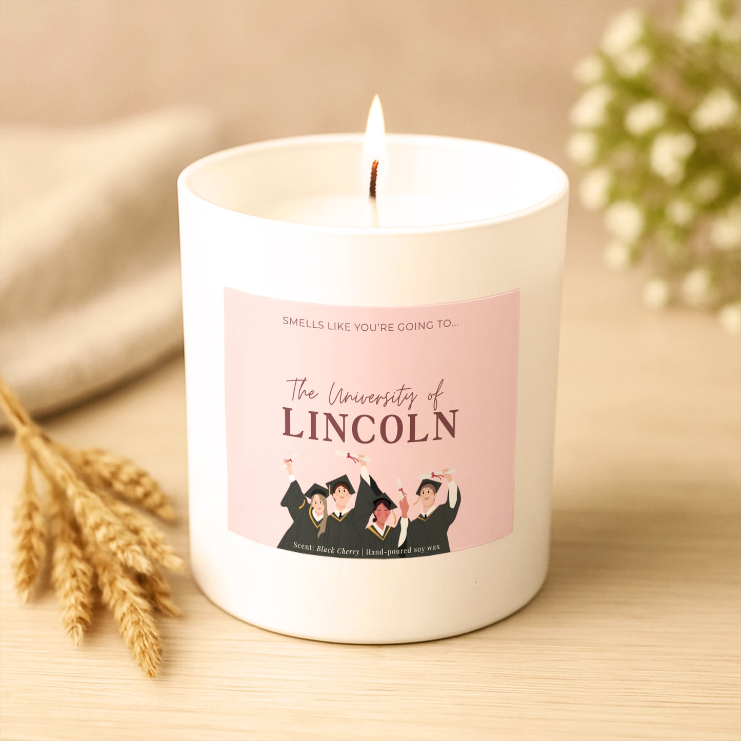 You're Going to Uni Graduates Candle