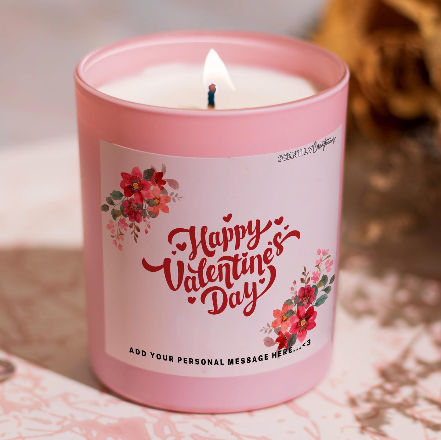 Happy Valentine Candle