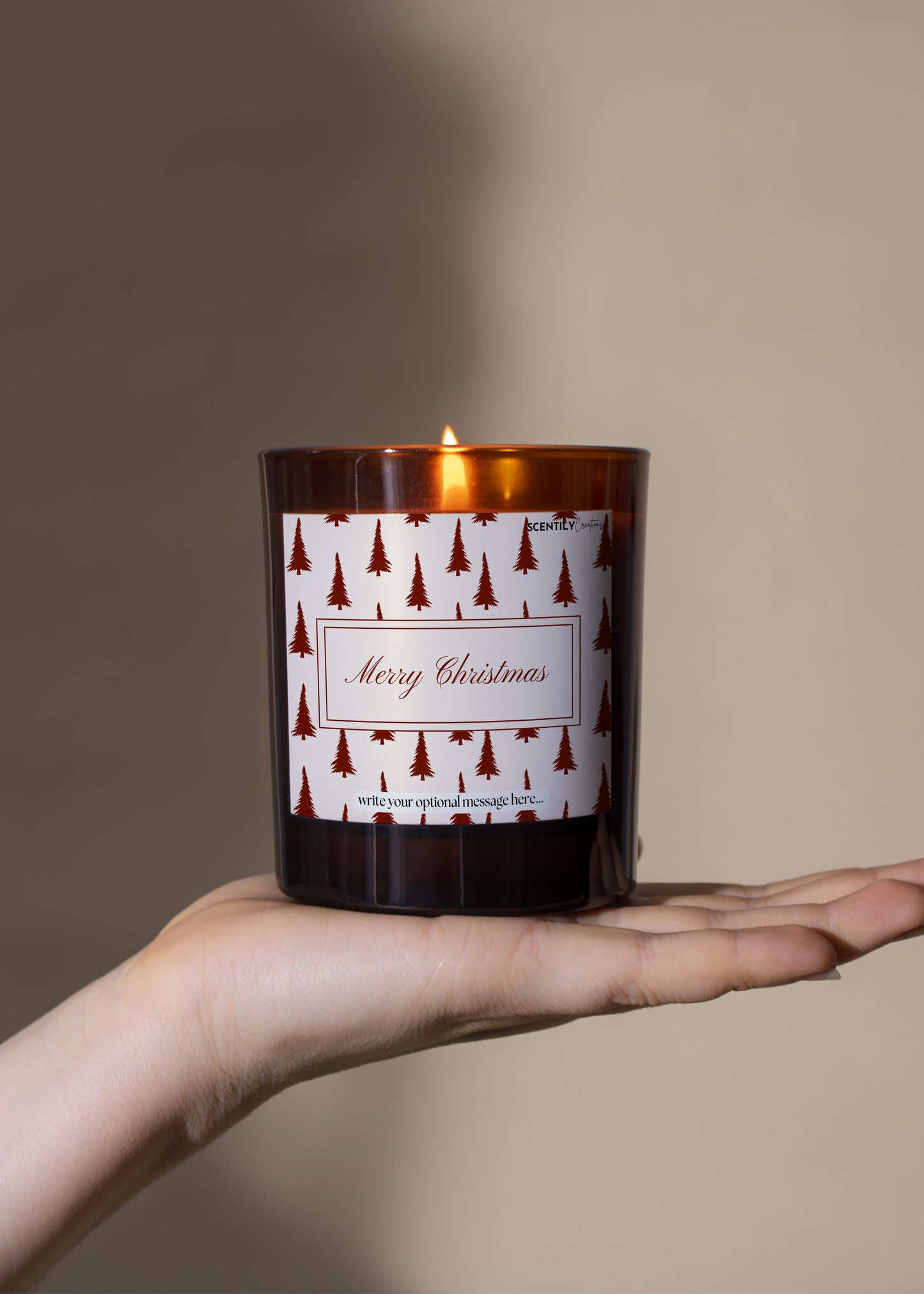 Christmas Tree Pattern Scented Candle
