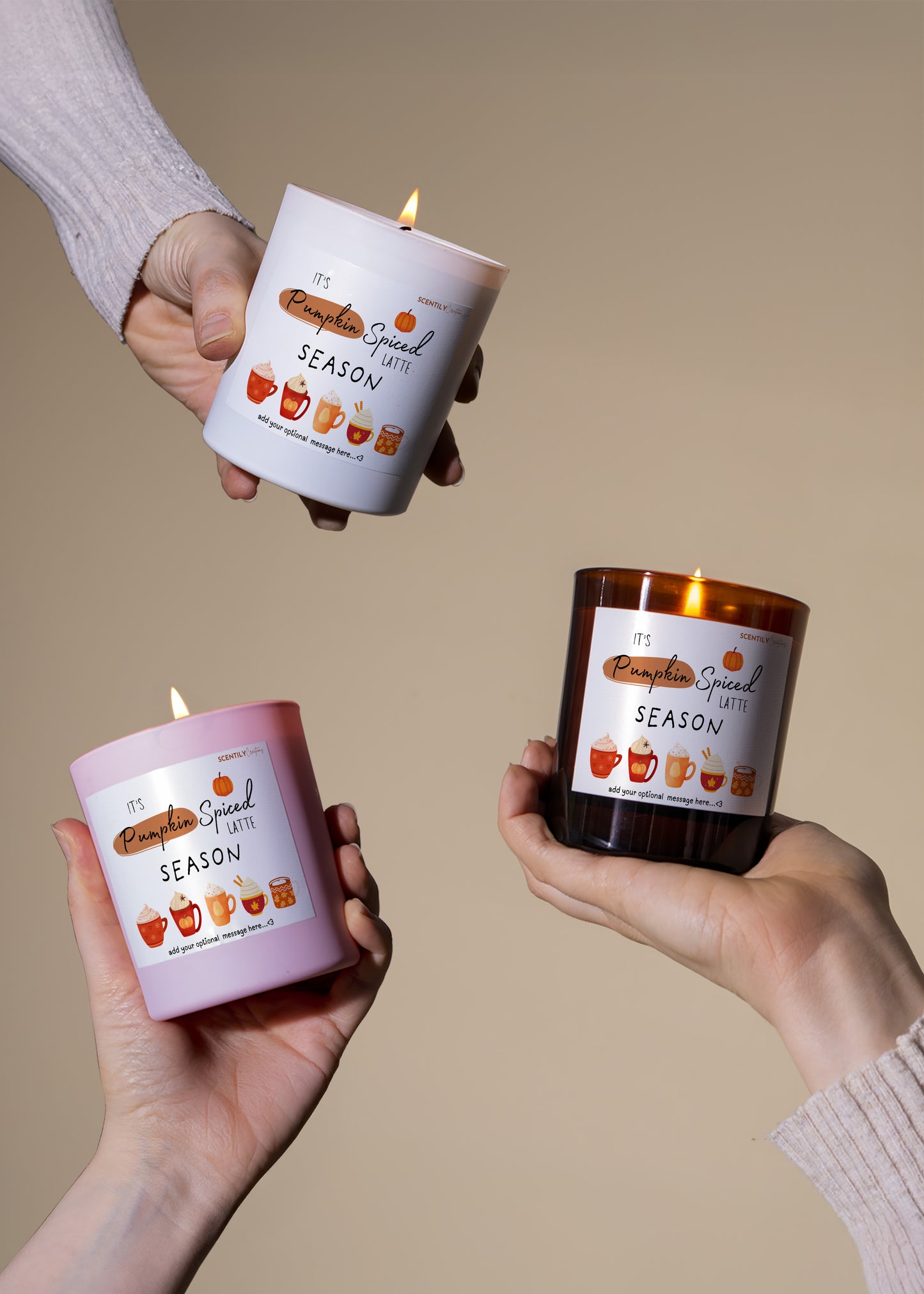 Pumpkin Spice Fall Autumnal Candle