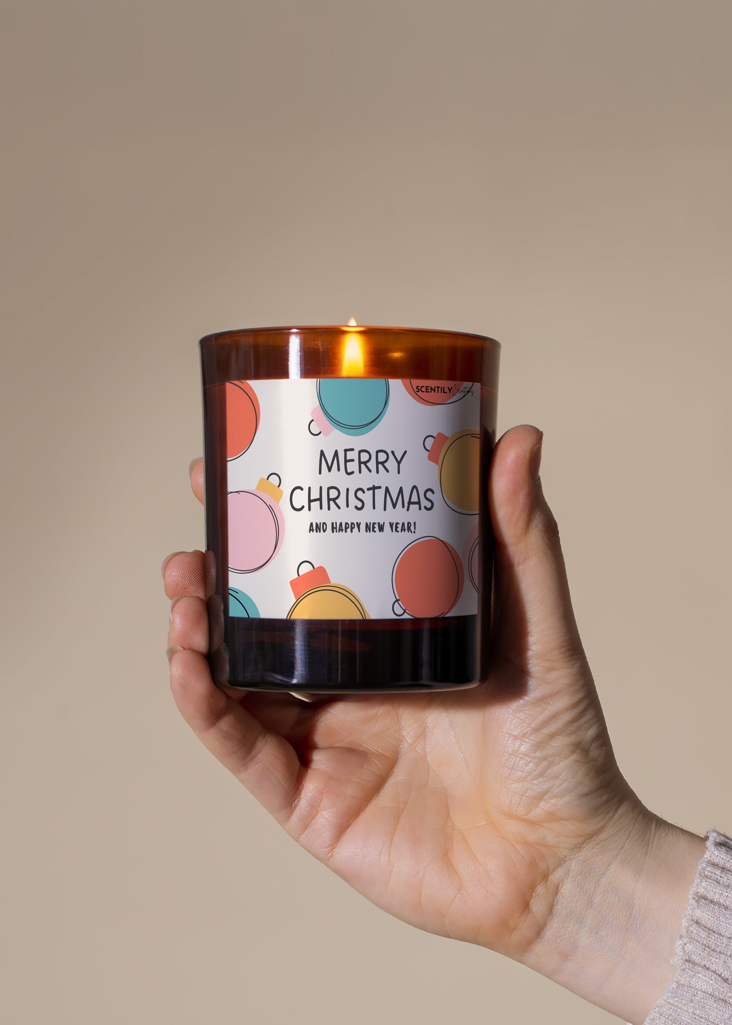 Christmas Bauble Scented Candle