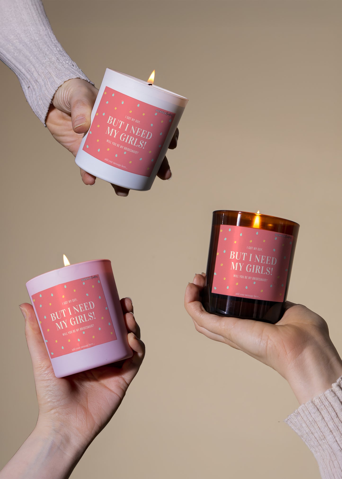 Please Be My Bridesmaid Scented Candle