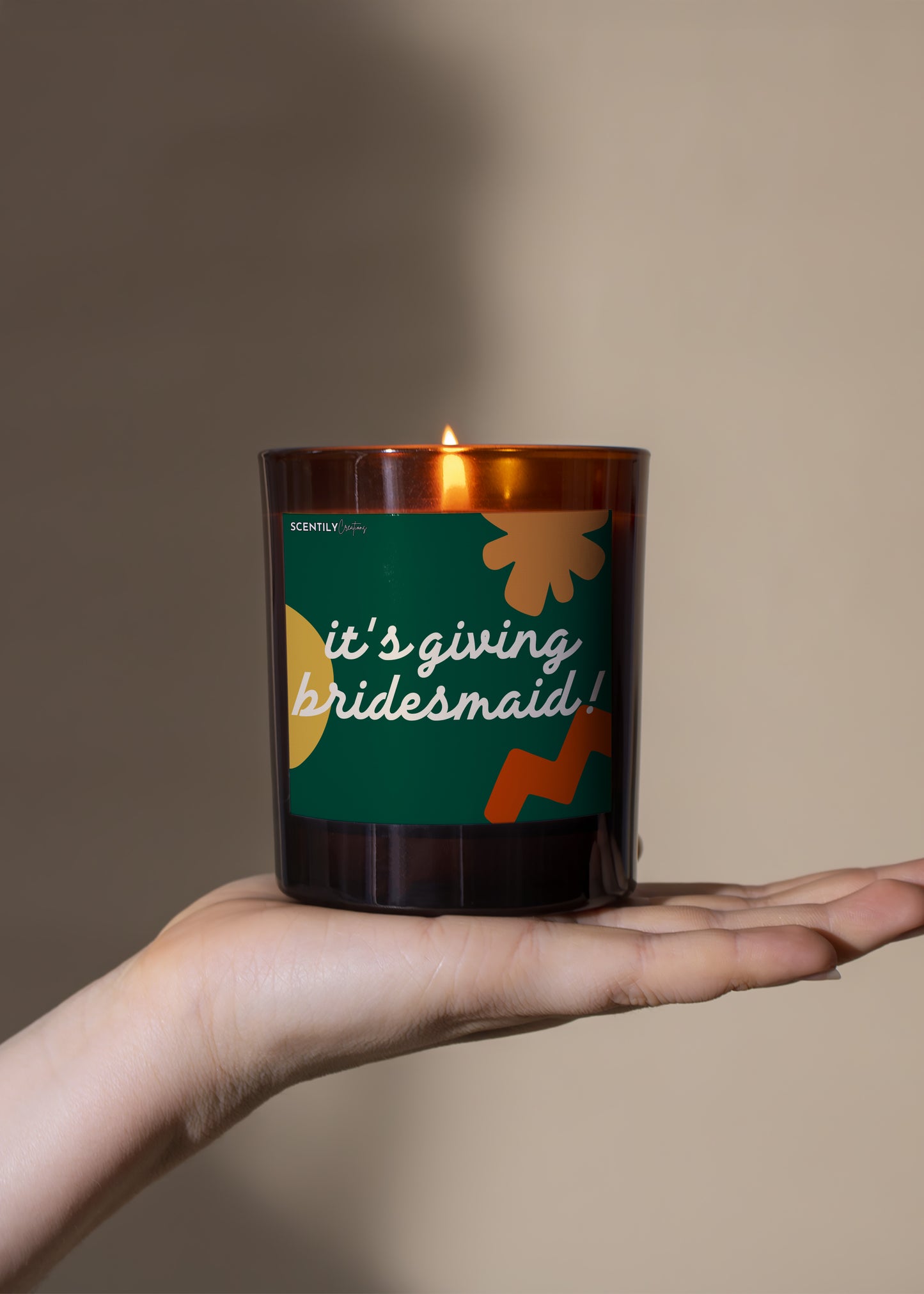 Custom Bridesmaid Scented Candle