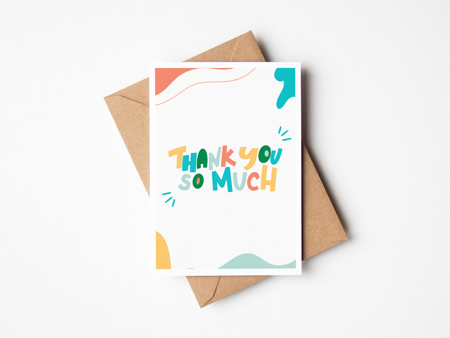 Handwritten Thank You So Much Card