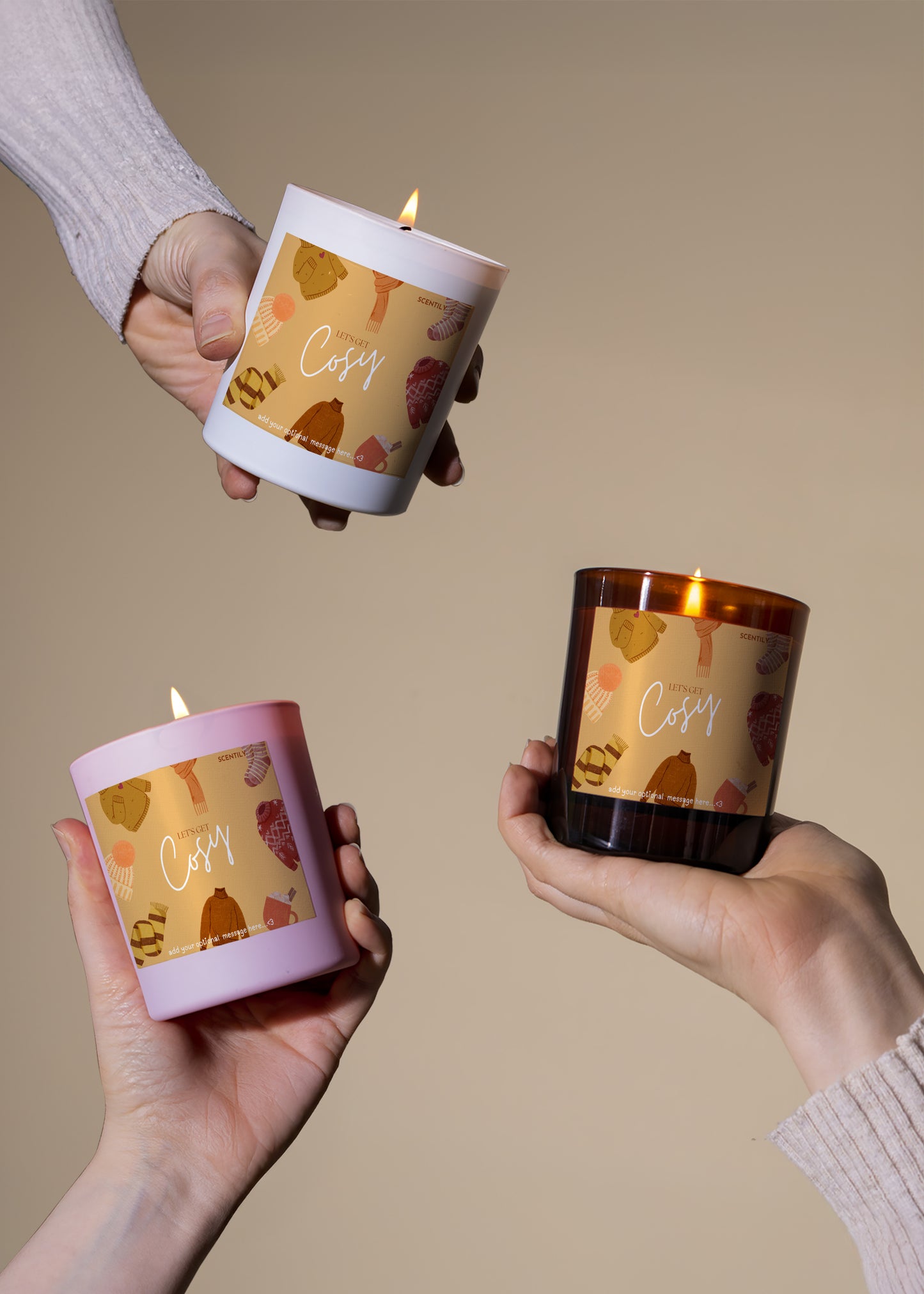 Lets Get Cosy Autumnal Scented Candle