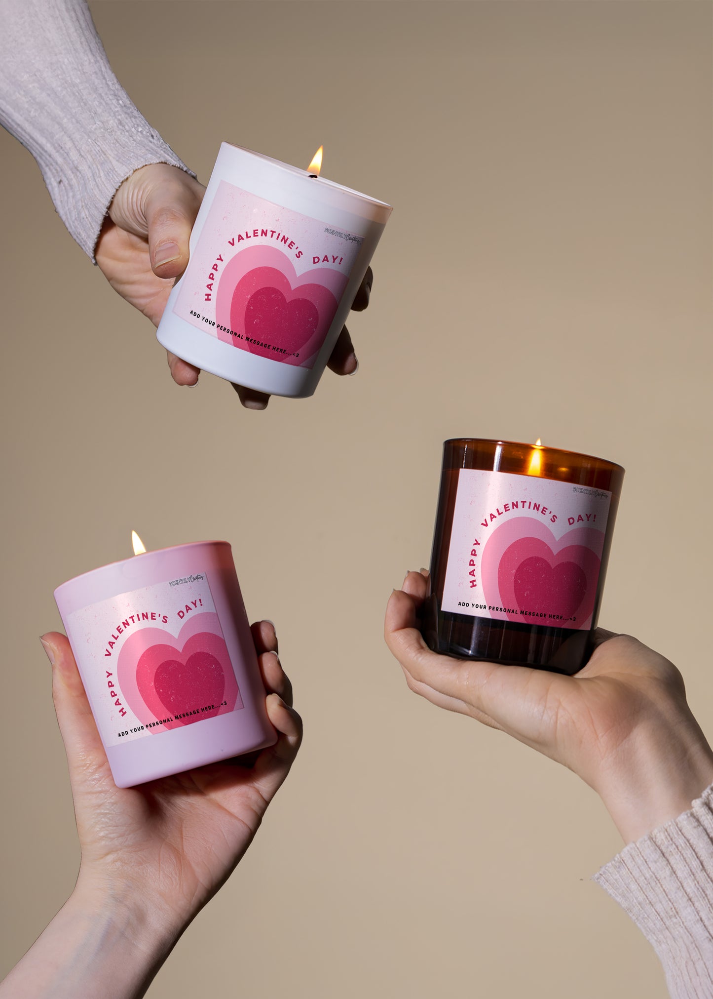 Valentine Heart Candle