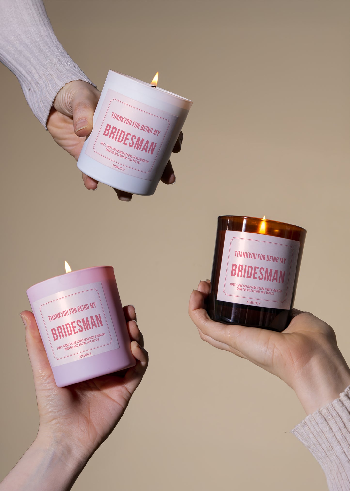 Thankyou Bridesmaid Scented Candle