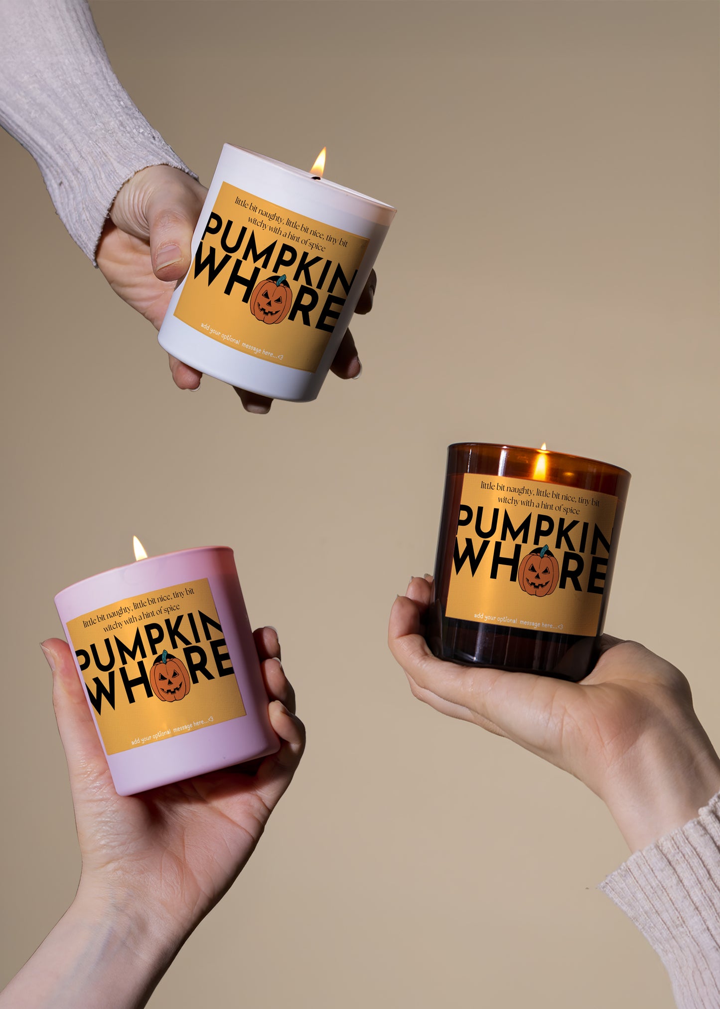 Pumpkin Wh ore Autumnal Candle