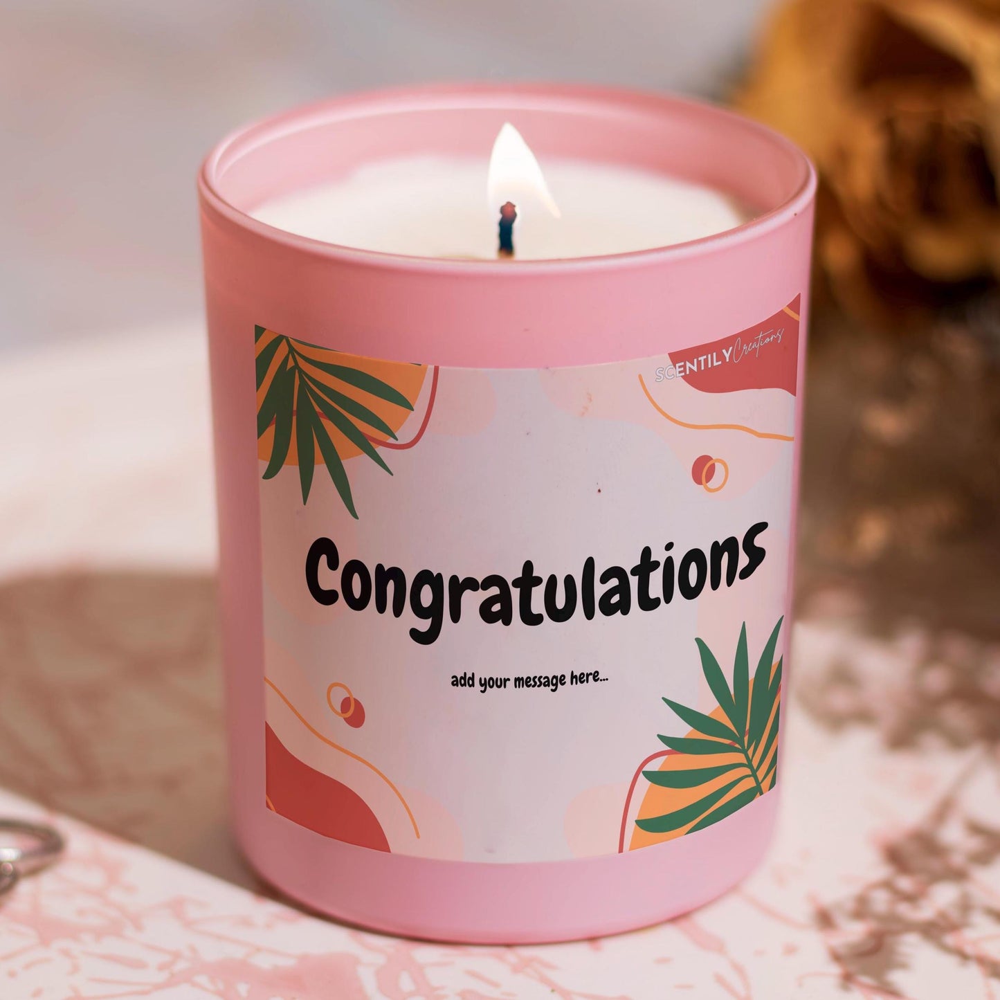 Palm Congratulations Scented Candle