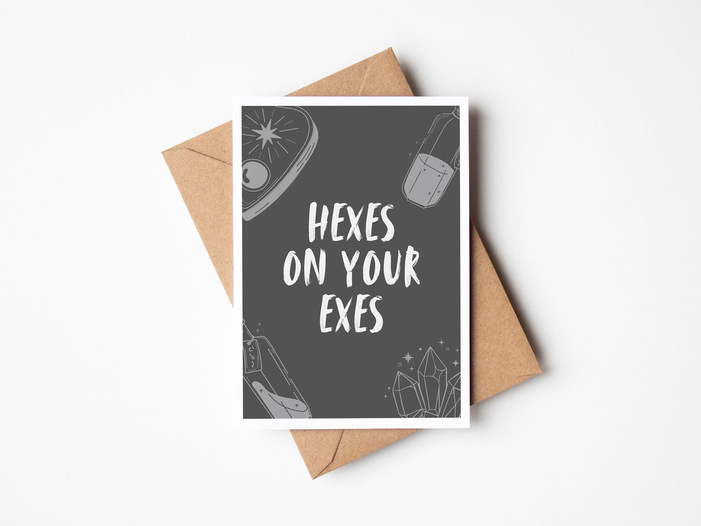 Handwritten Hex Your Ex Card