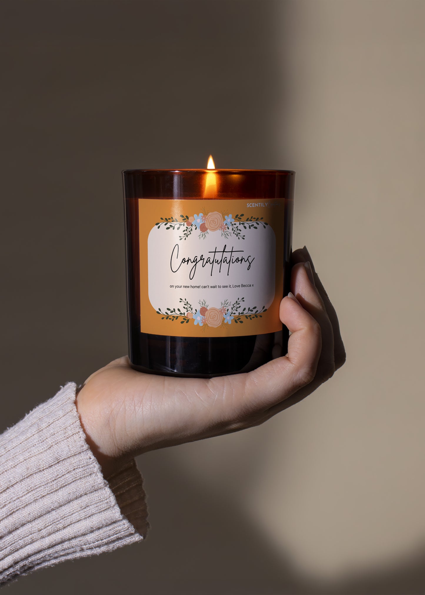 Engaged Congrats Candle