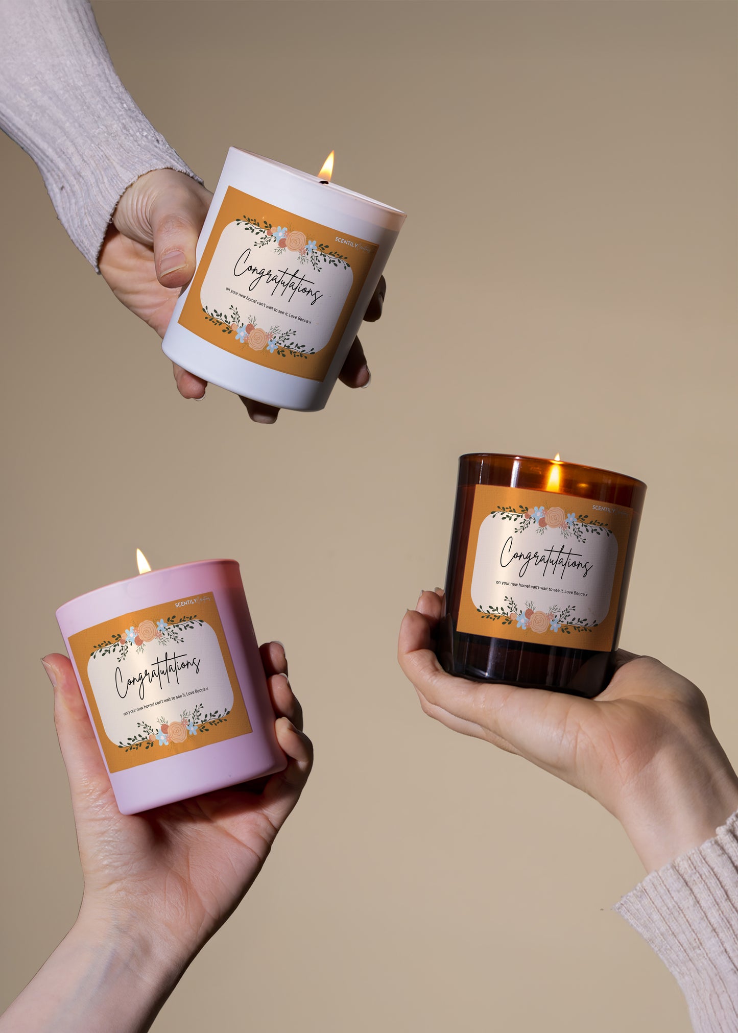 Engaged Congrats Candle
