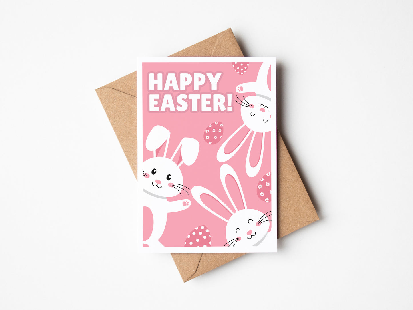 Handwritten Easter Bunny Card