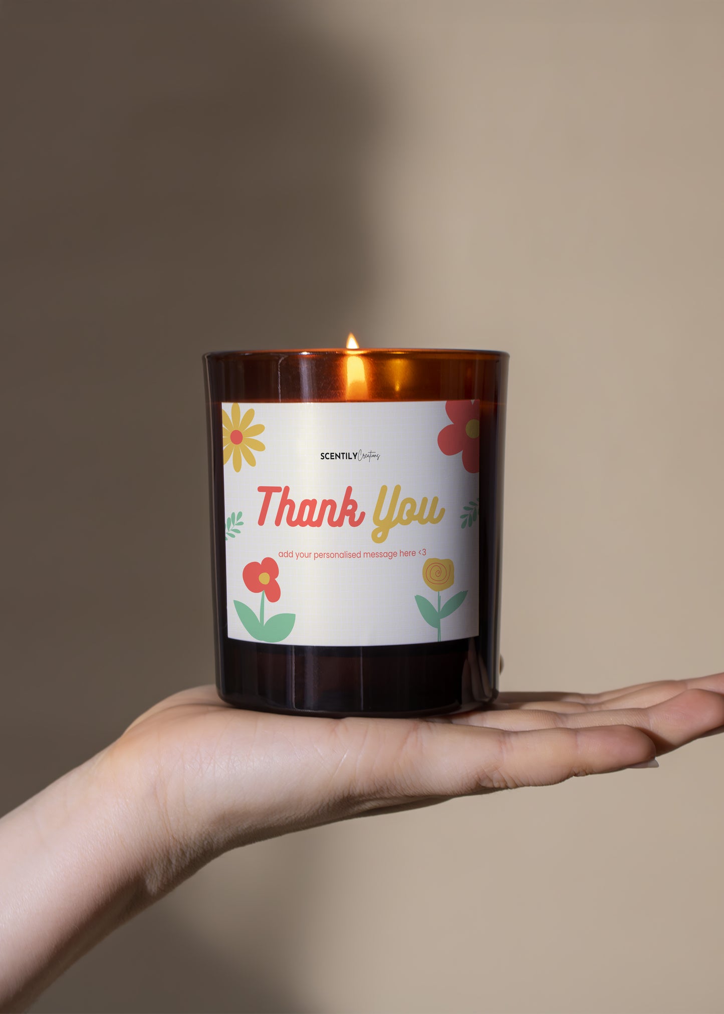 Petals Thank You Scented Candle