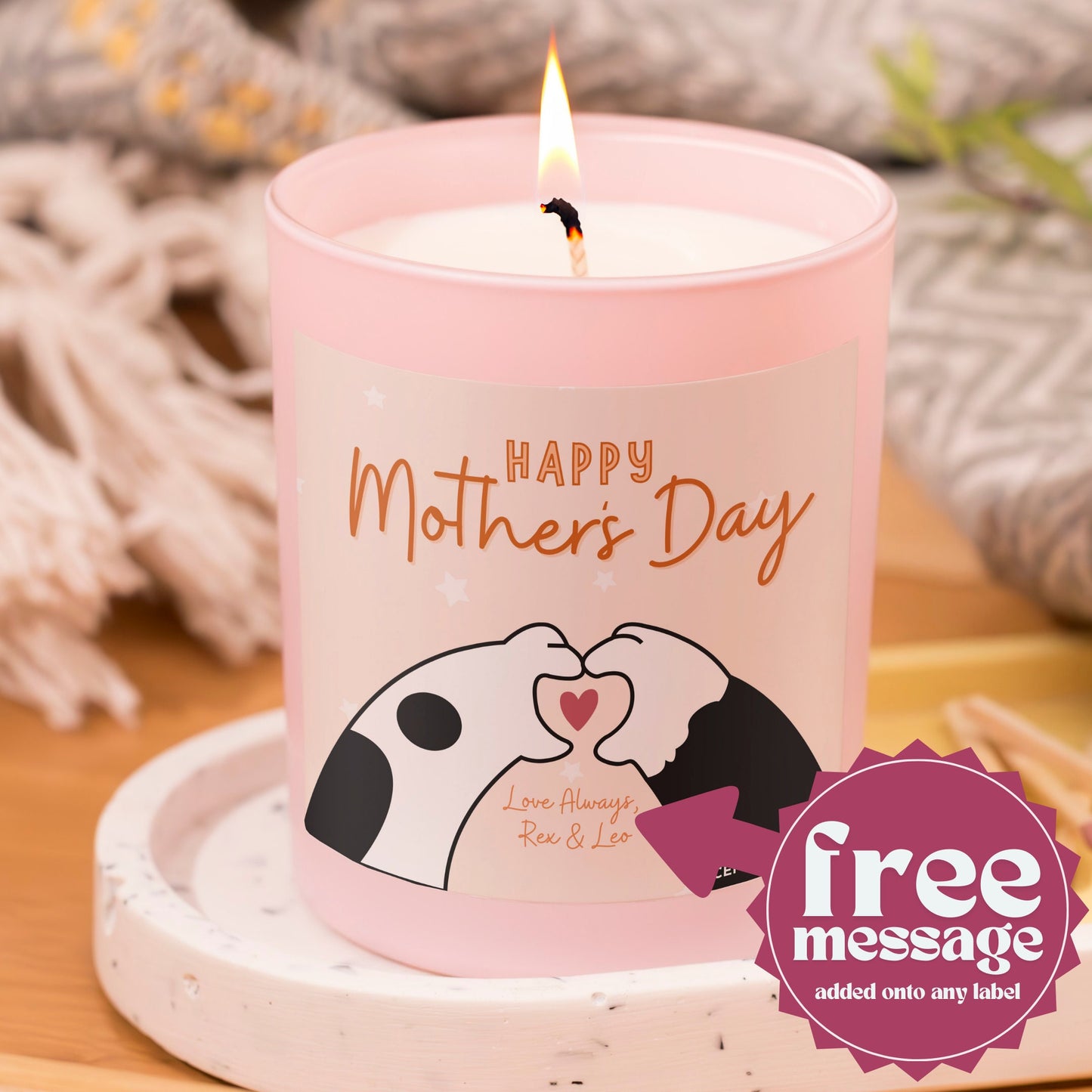 Cat Mom Scented Candle