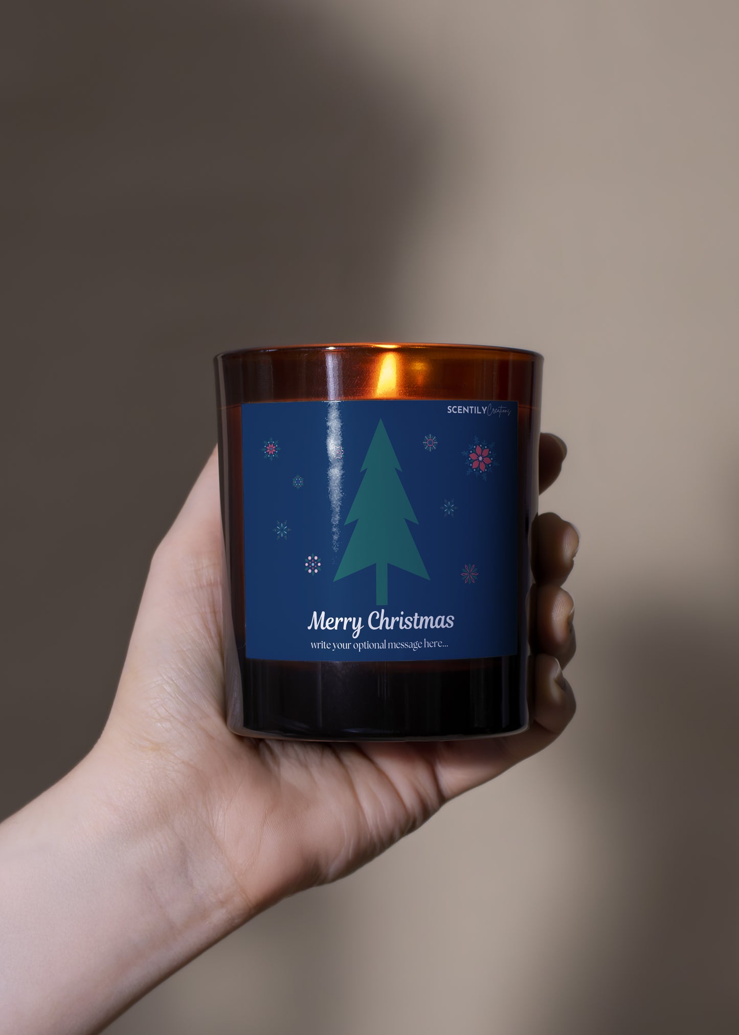 Christmas Tree Icon Scented Candle