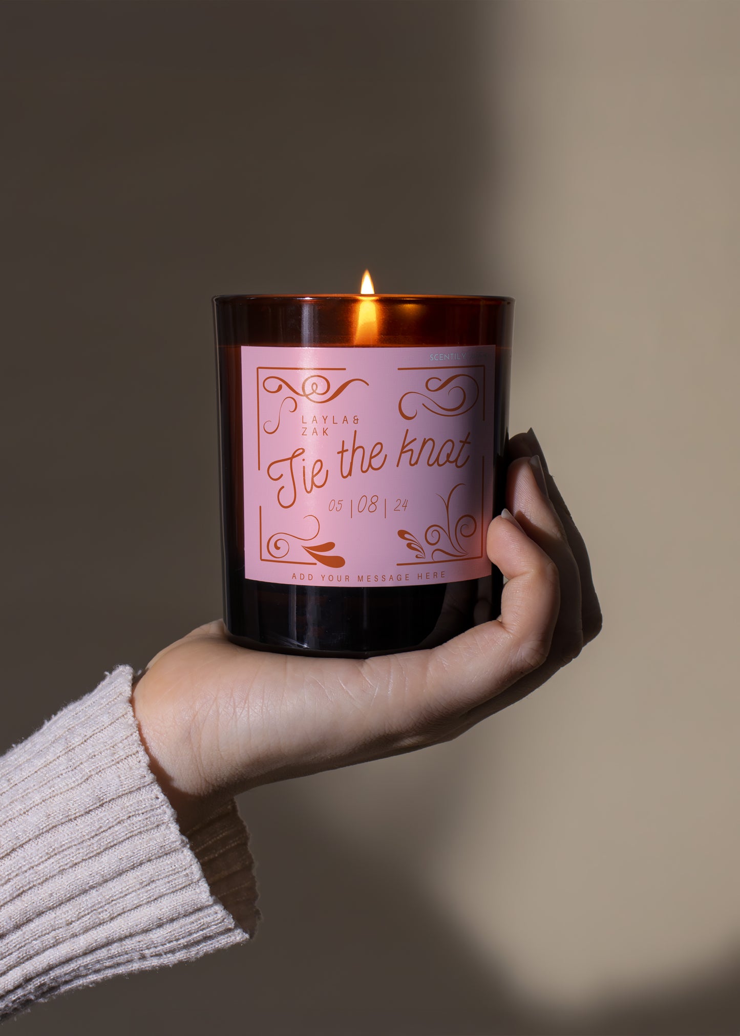 Tie the Knot Candle