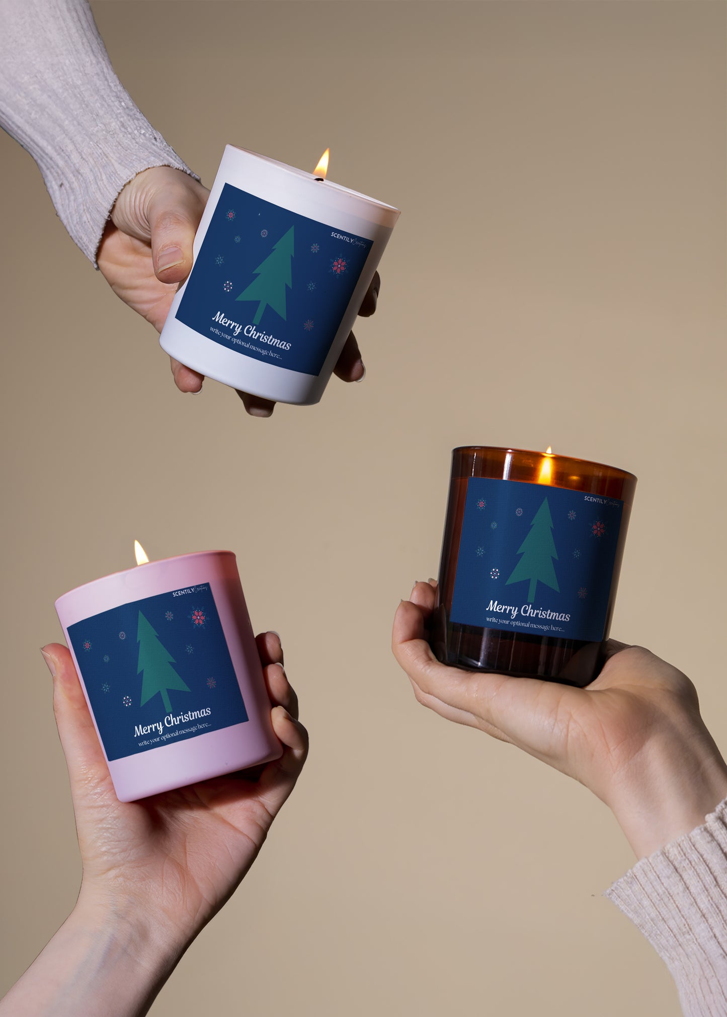 Christmas Tree Icon Scented Candle