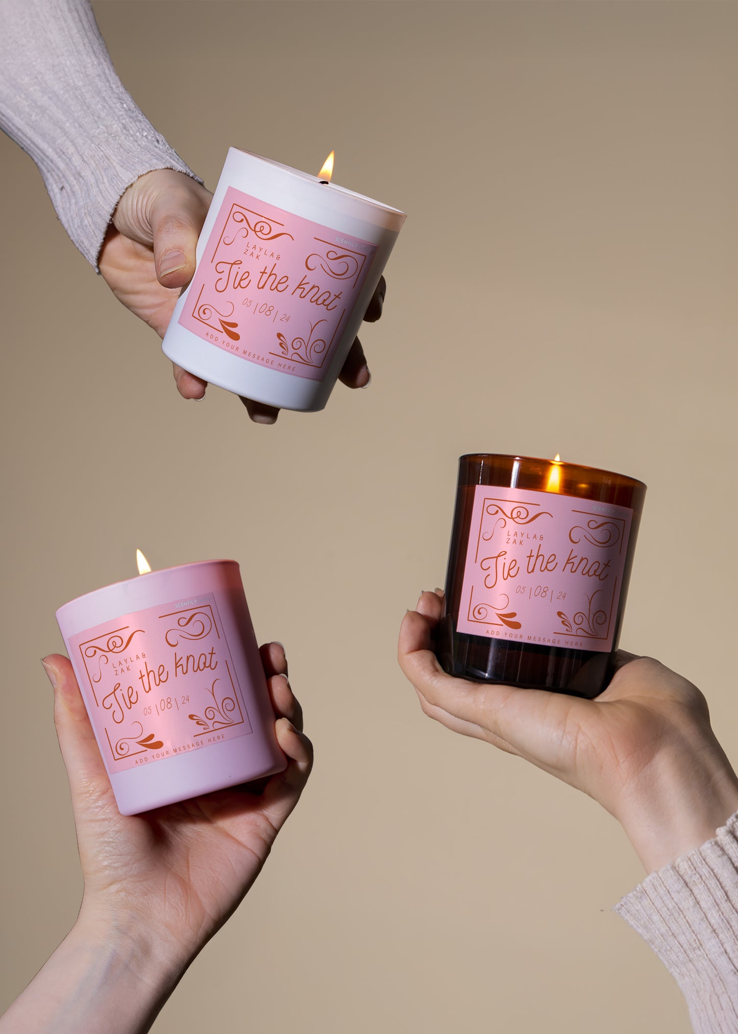 Tie the Knot Candle