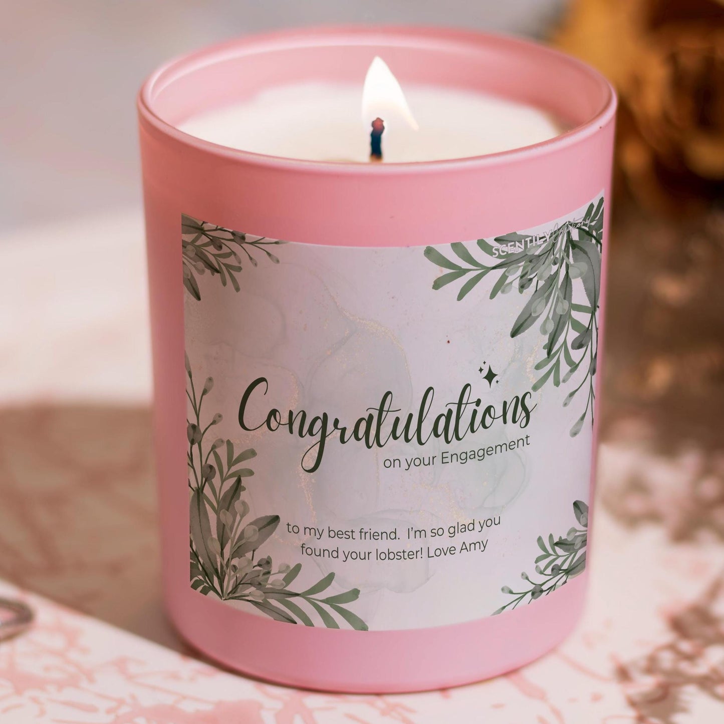 Botanical Congratulations Candle