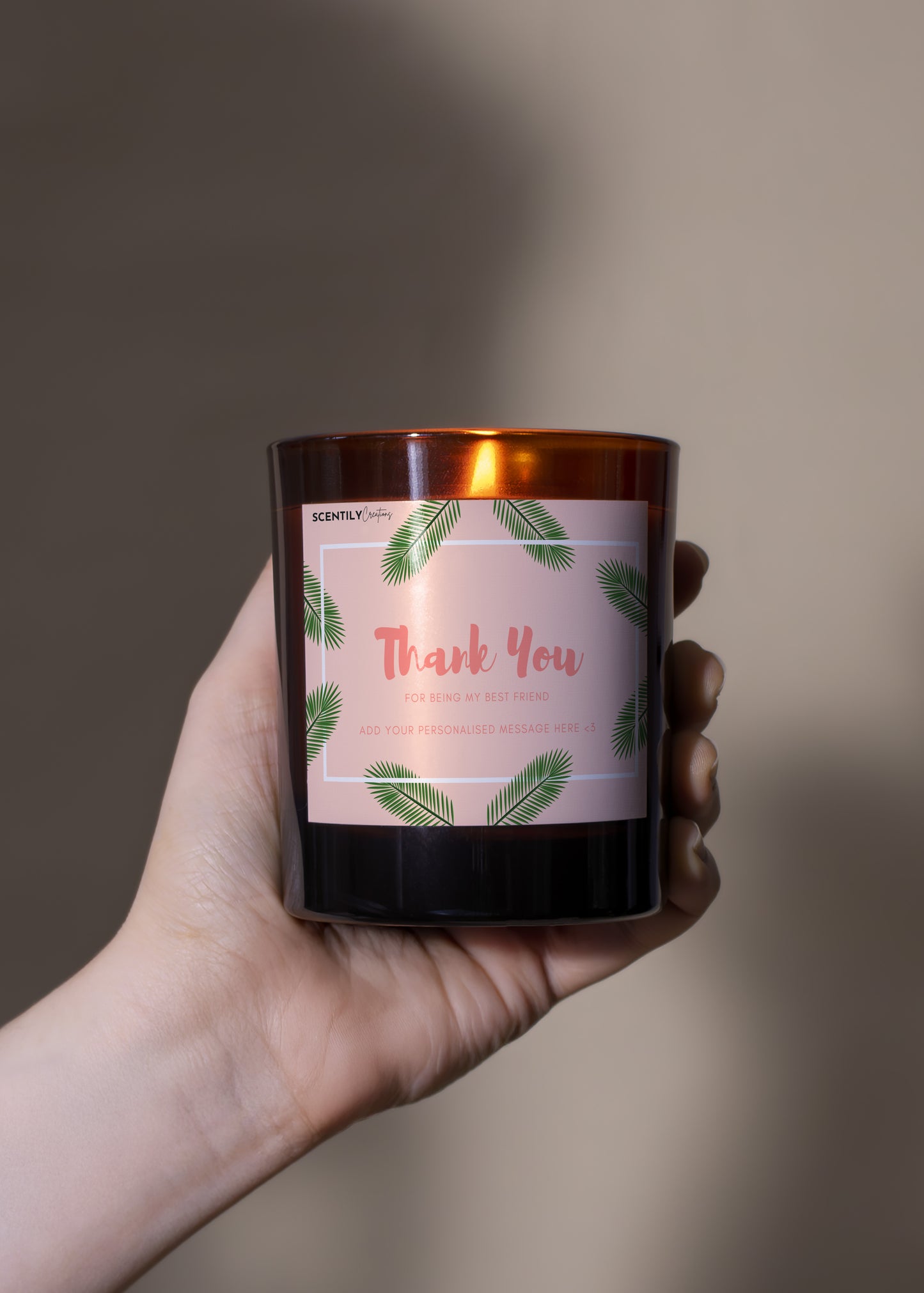 Botanical Thank You Scented Candle