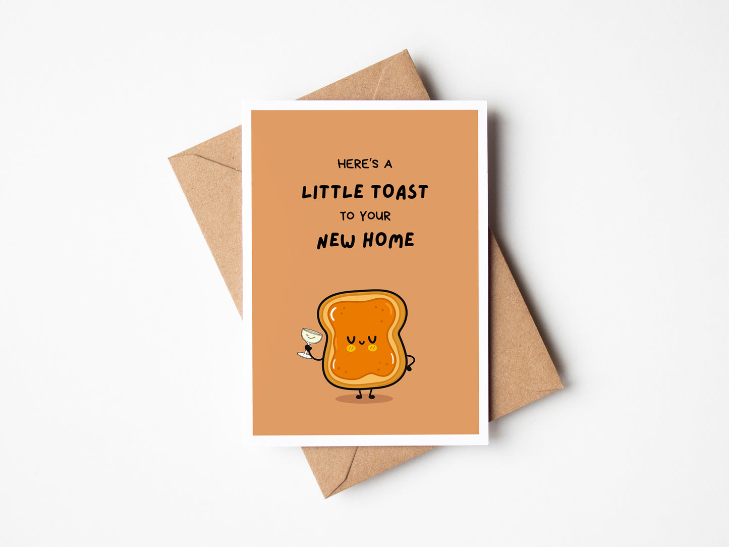 Handwritten Toast Card