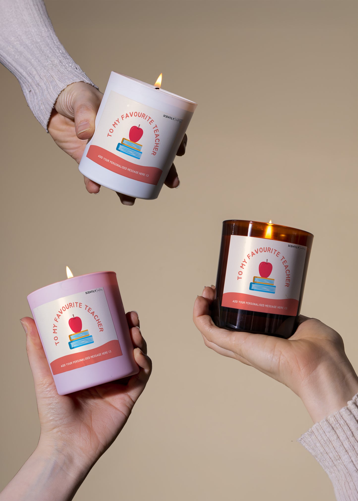 To My Favourite Teacher Scented Candle