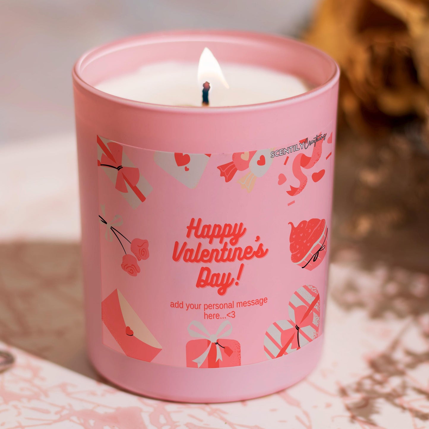 Valentine Day Candle