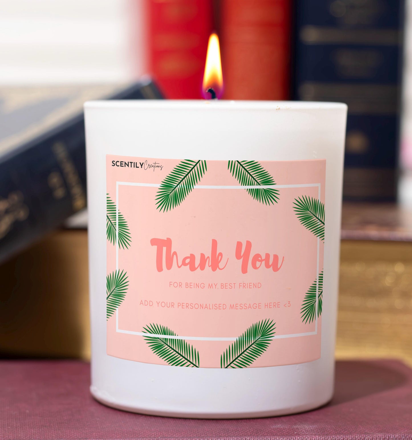 Botanical Thank You Scented Candle