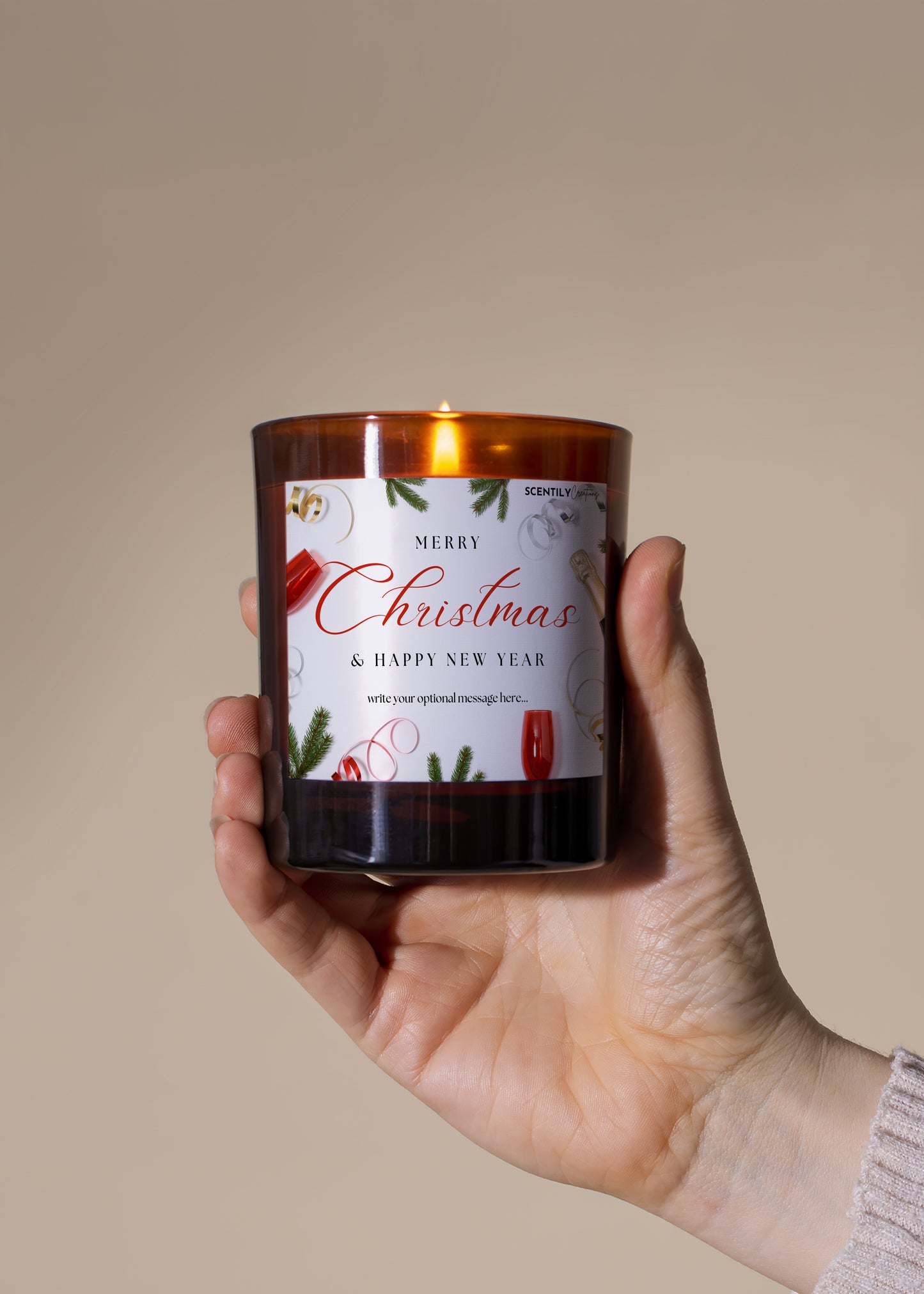 Refined Christmas Scented Candle