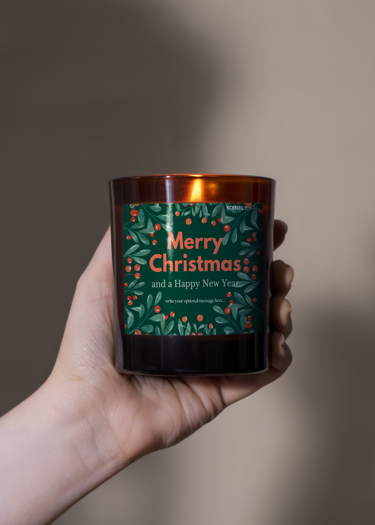 Merry Christmas & Happy New Year Scented Candle