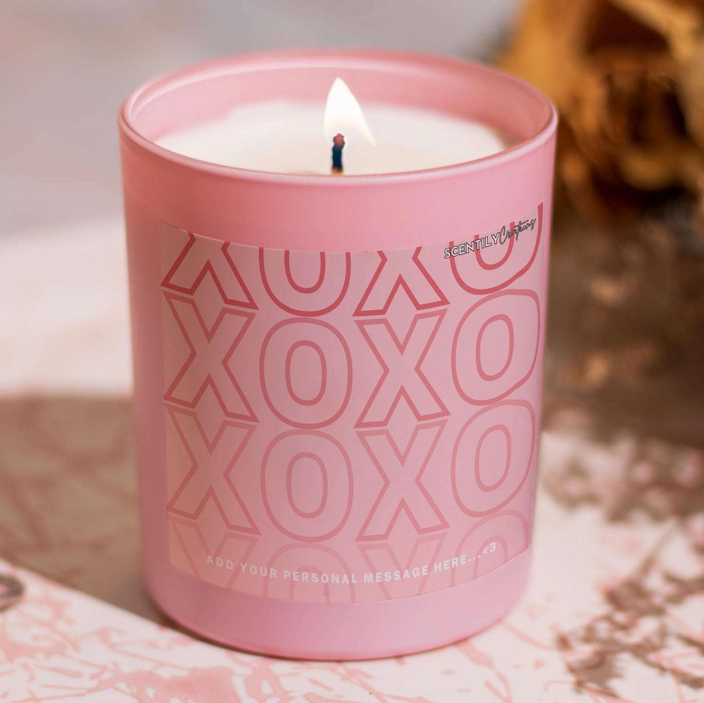 XOXO Valentine Candle