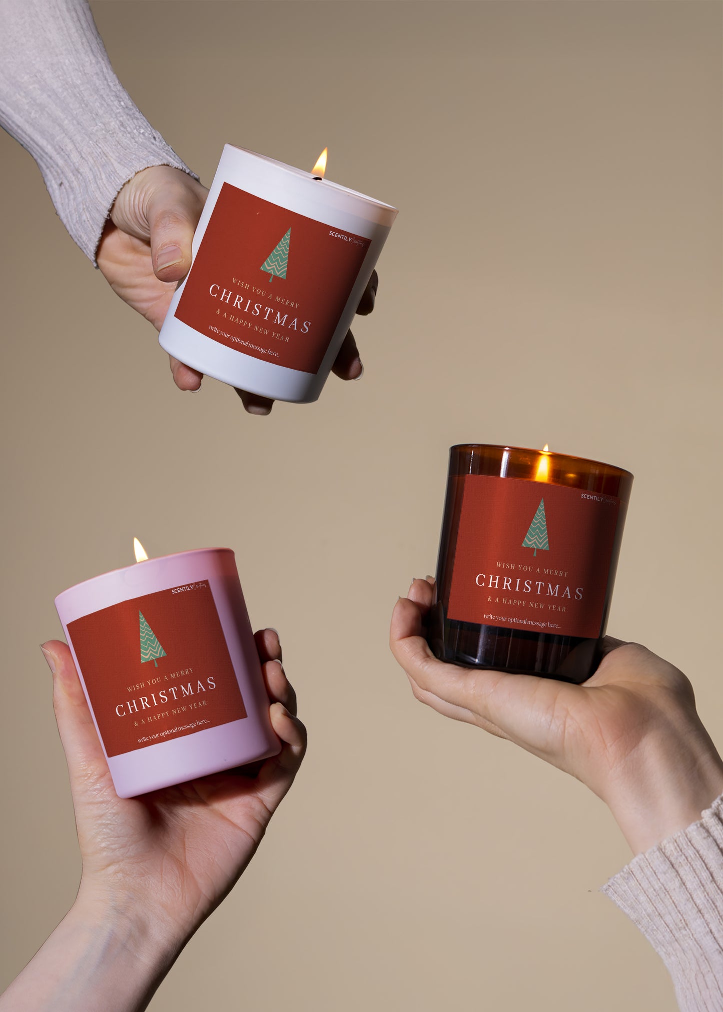 Relaxing Merry Christmas Scented Candle