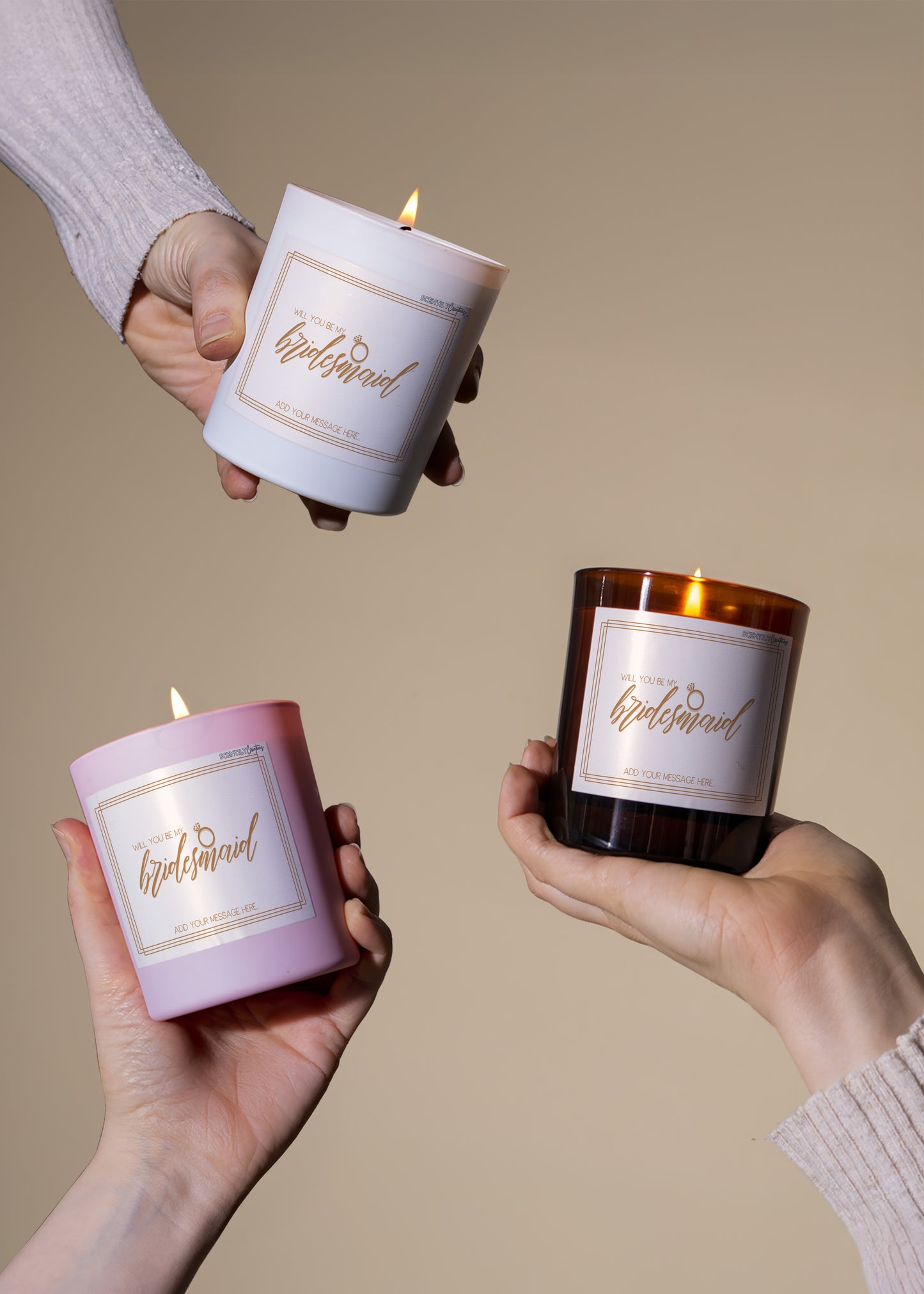 Bridesmaid Ring Scented Candle
