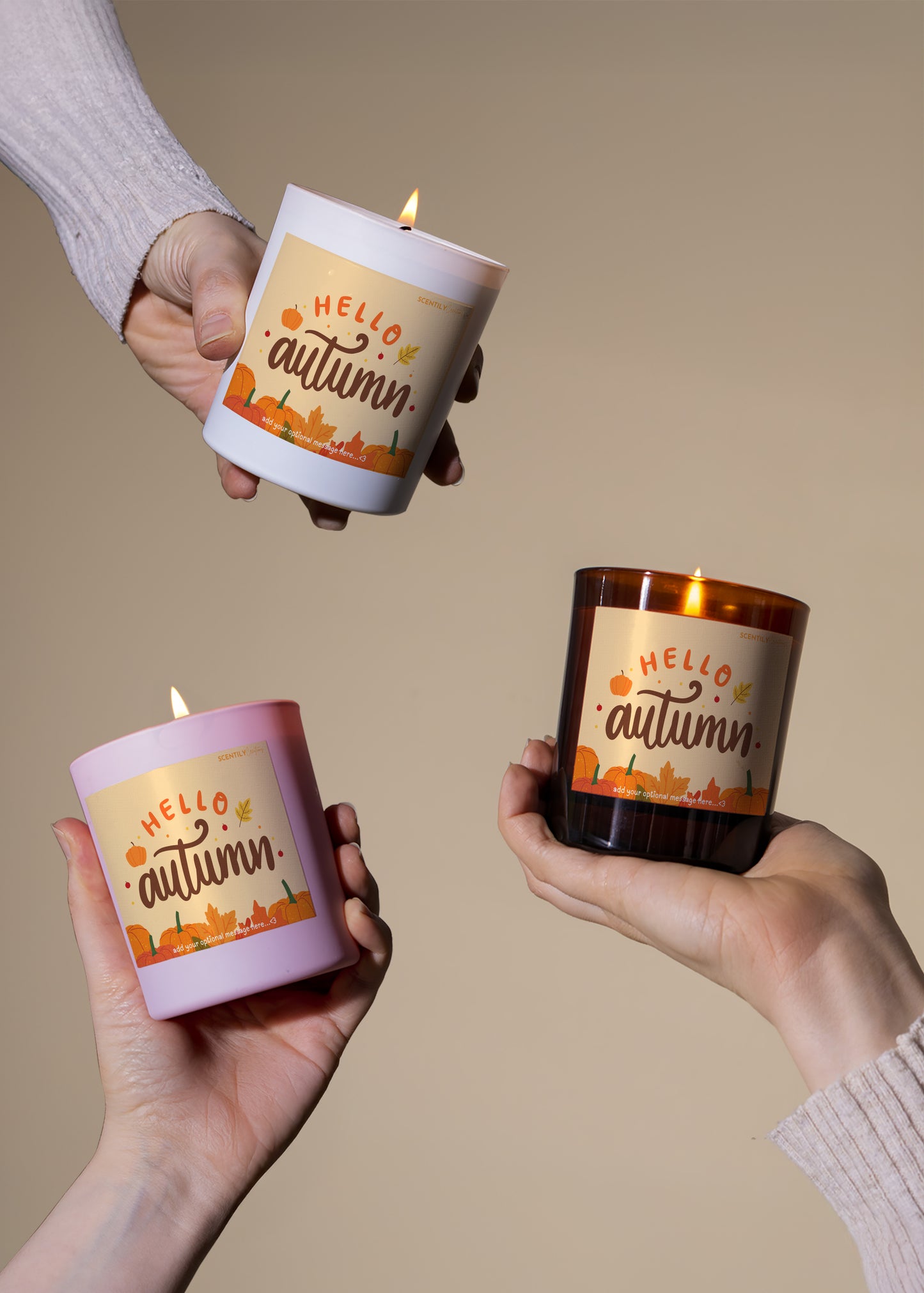 Fall Leaves Scented Candle