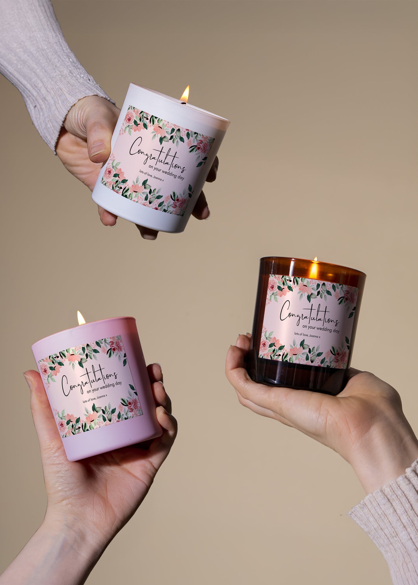 Blush Congratulations Scented Candle