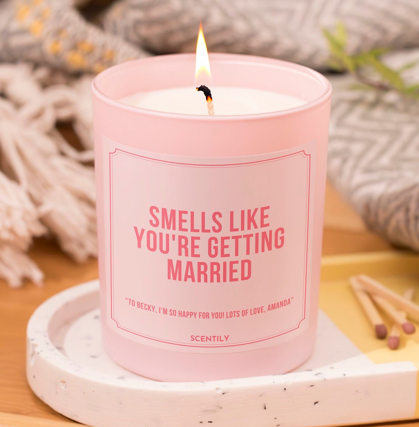 Smells Like You're Getting Married Candle