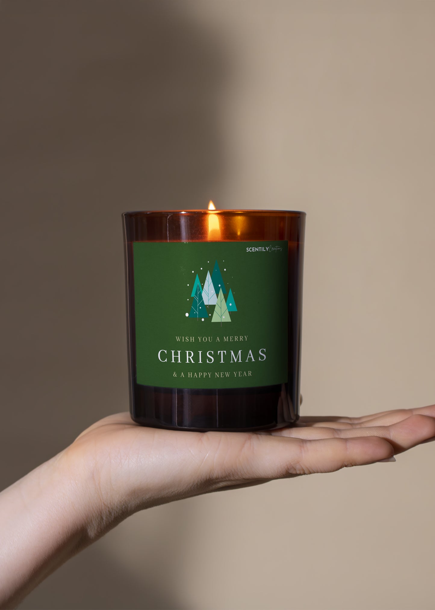 Merry Christmas Candle Scented Candle