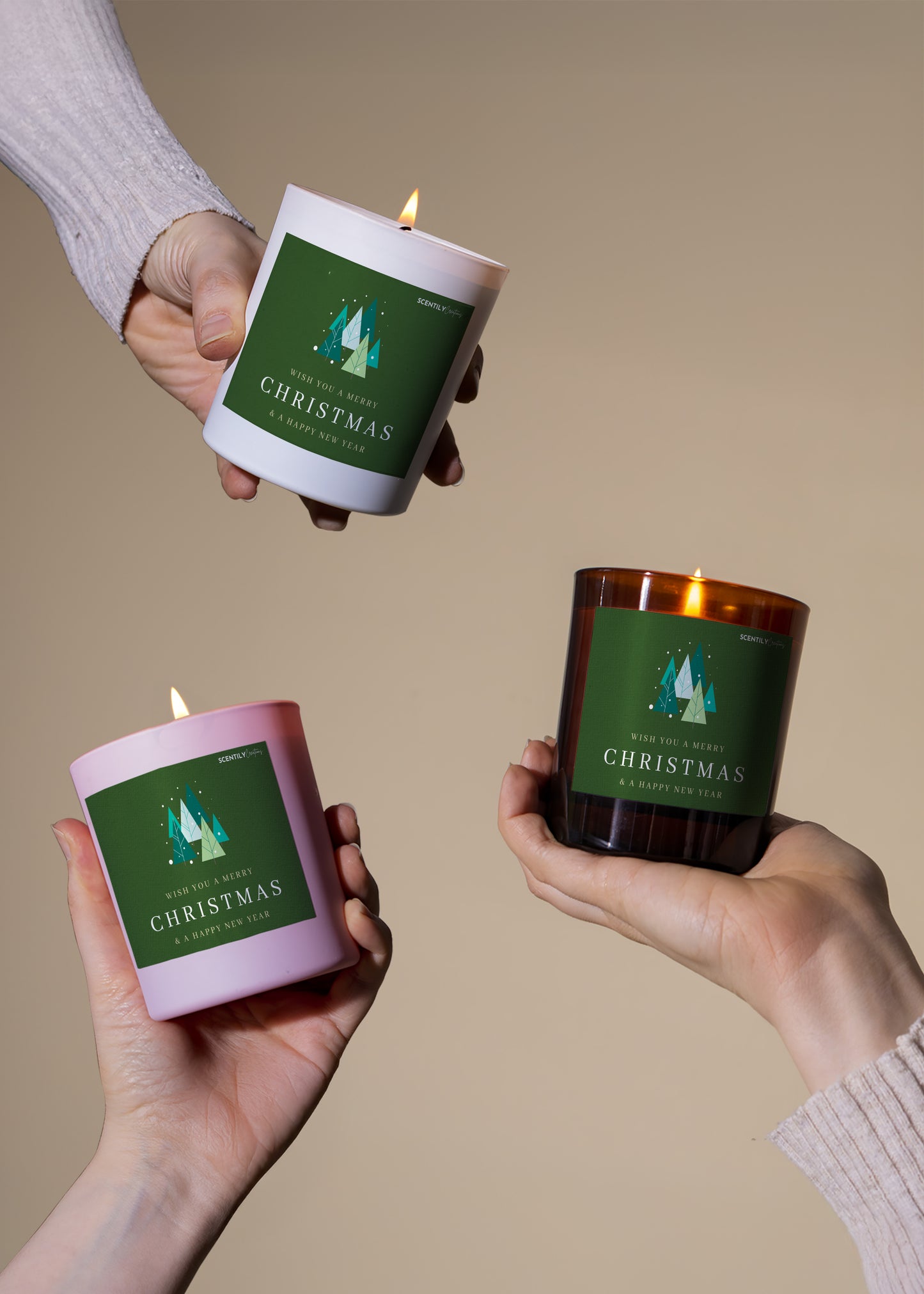 Merry Christmas Candle Scented Candle