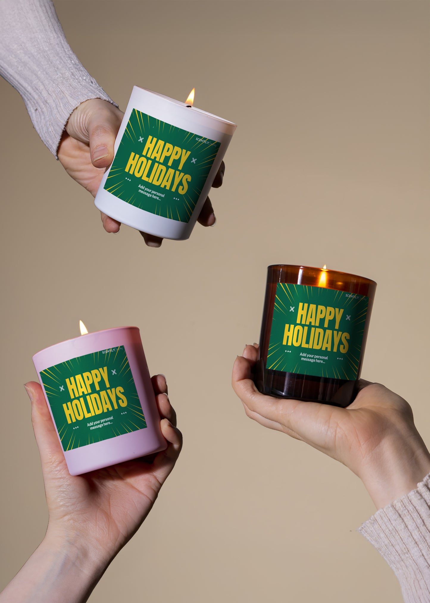 Happy Holidays Scented Candle