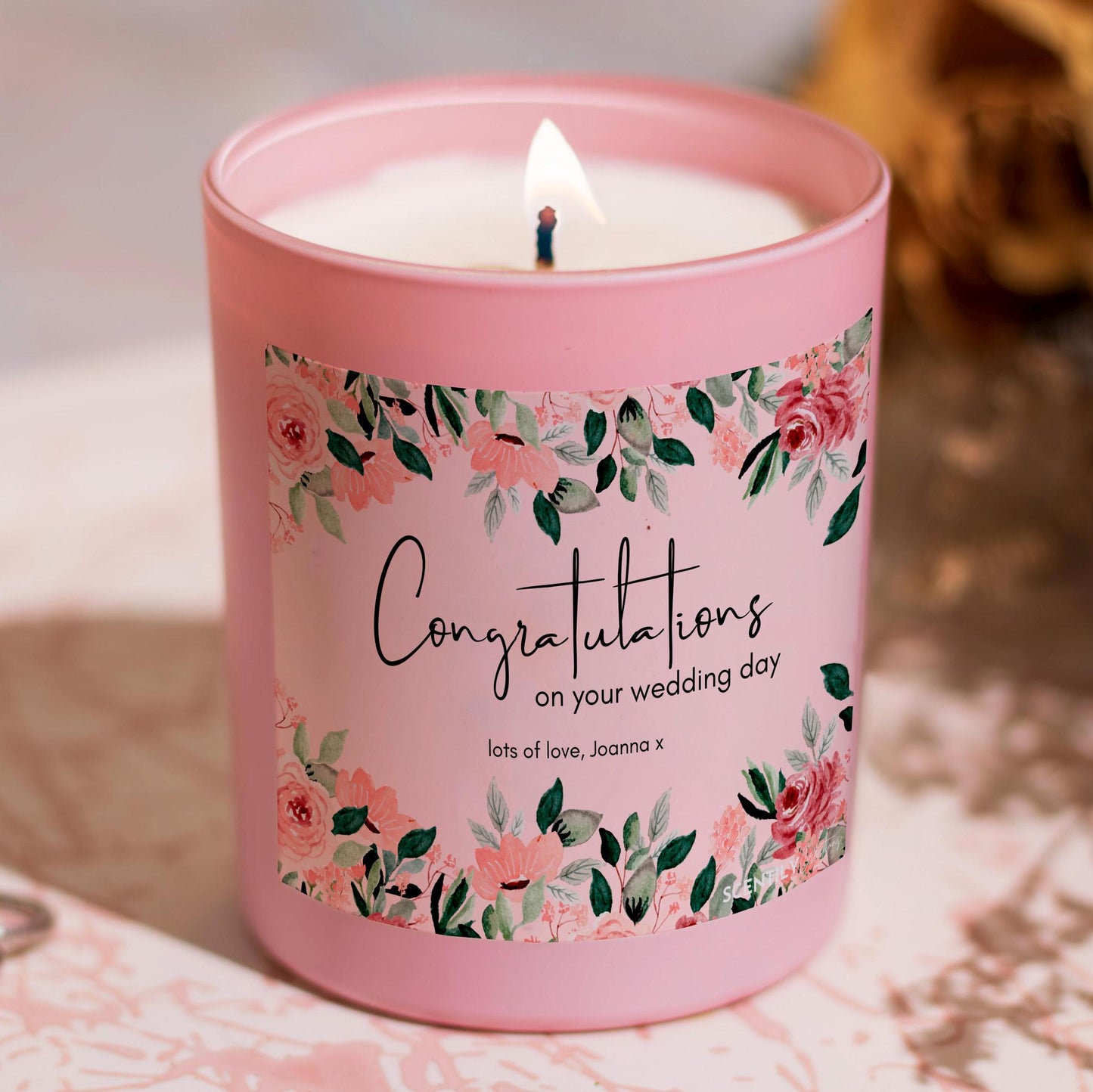 Blush Congratulations Scented Candle