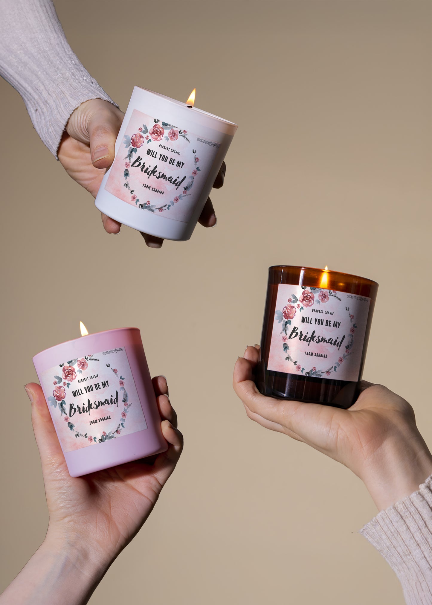 Floral Ring Scented Candle