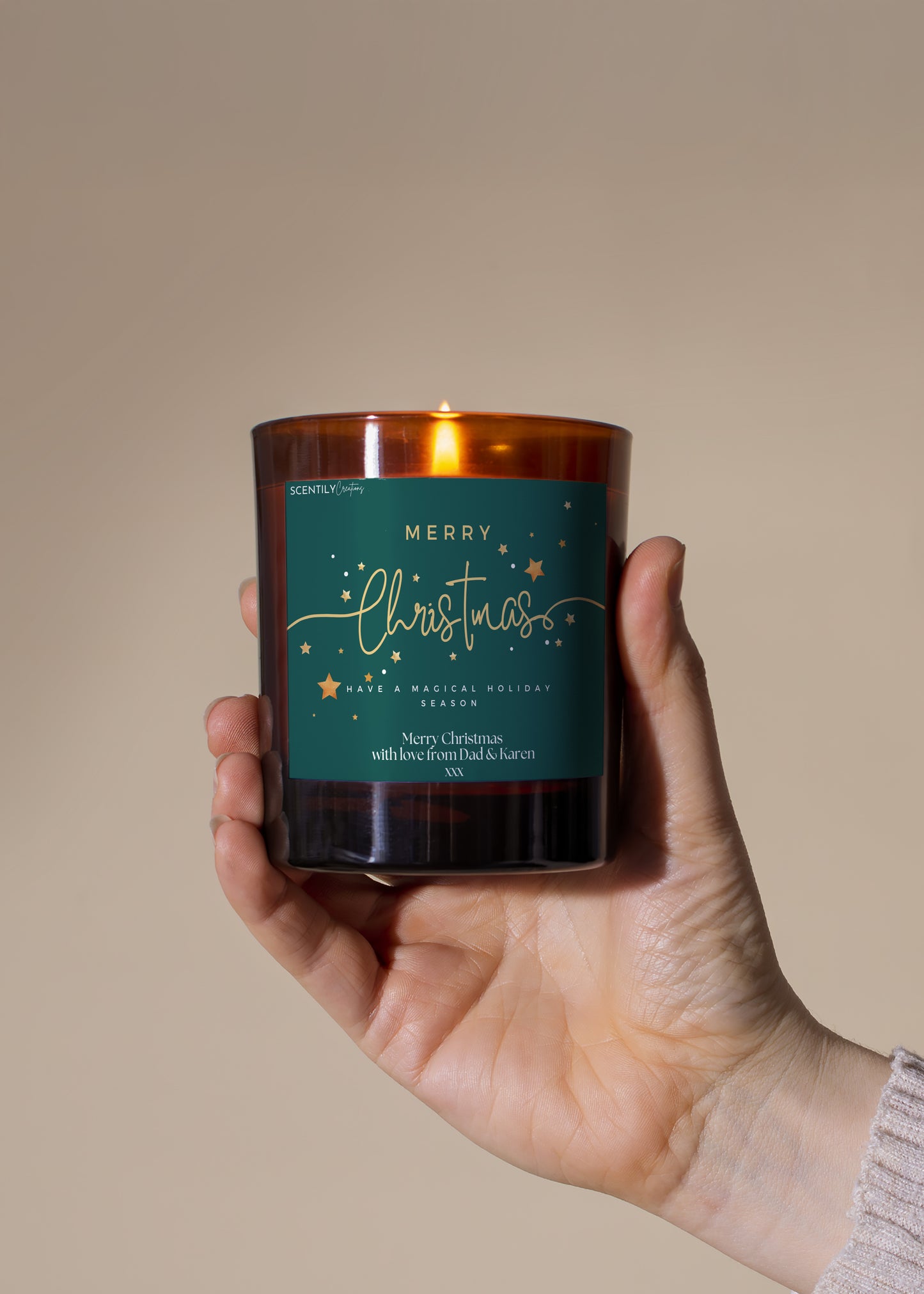 Merry Christmas Scented Candle