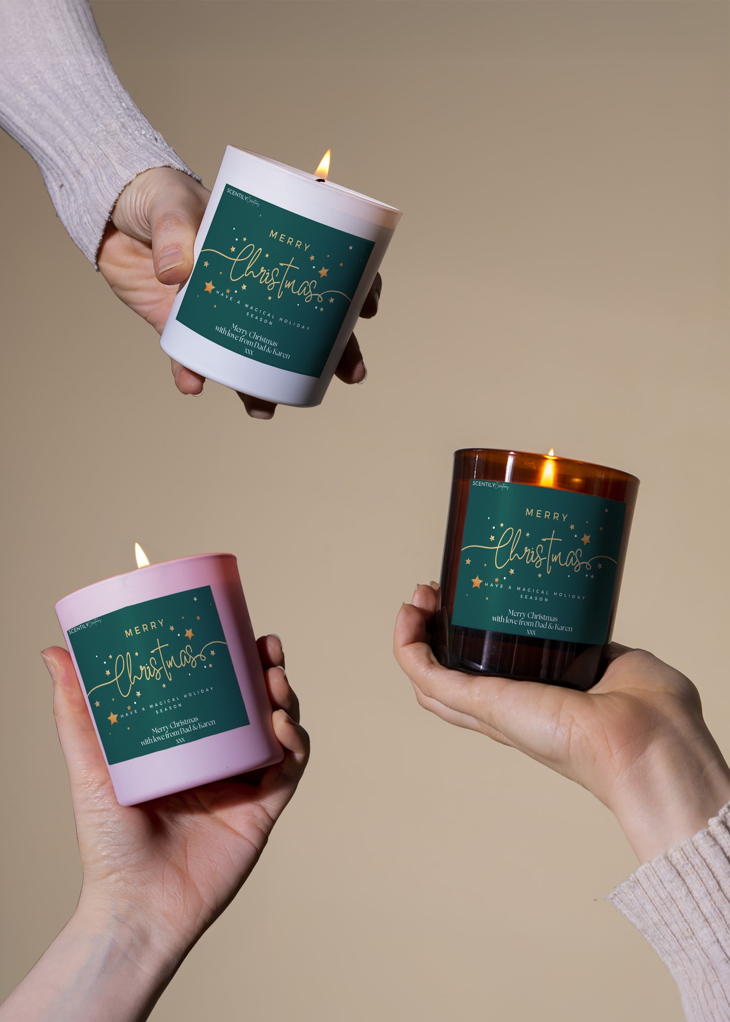 Merry Christmas Scented Candle