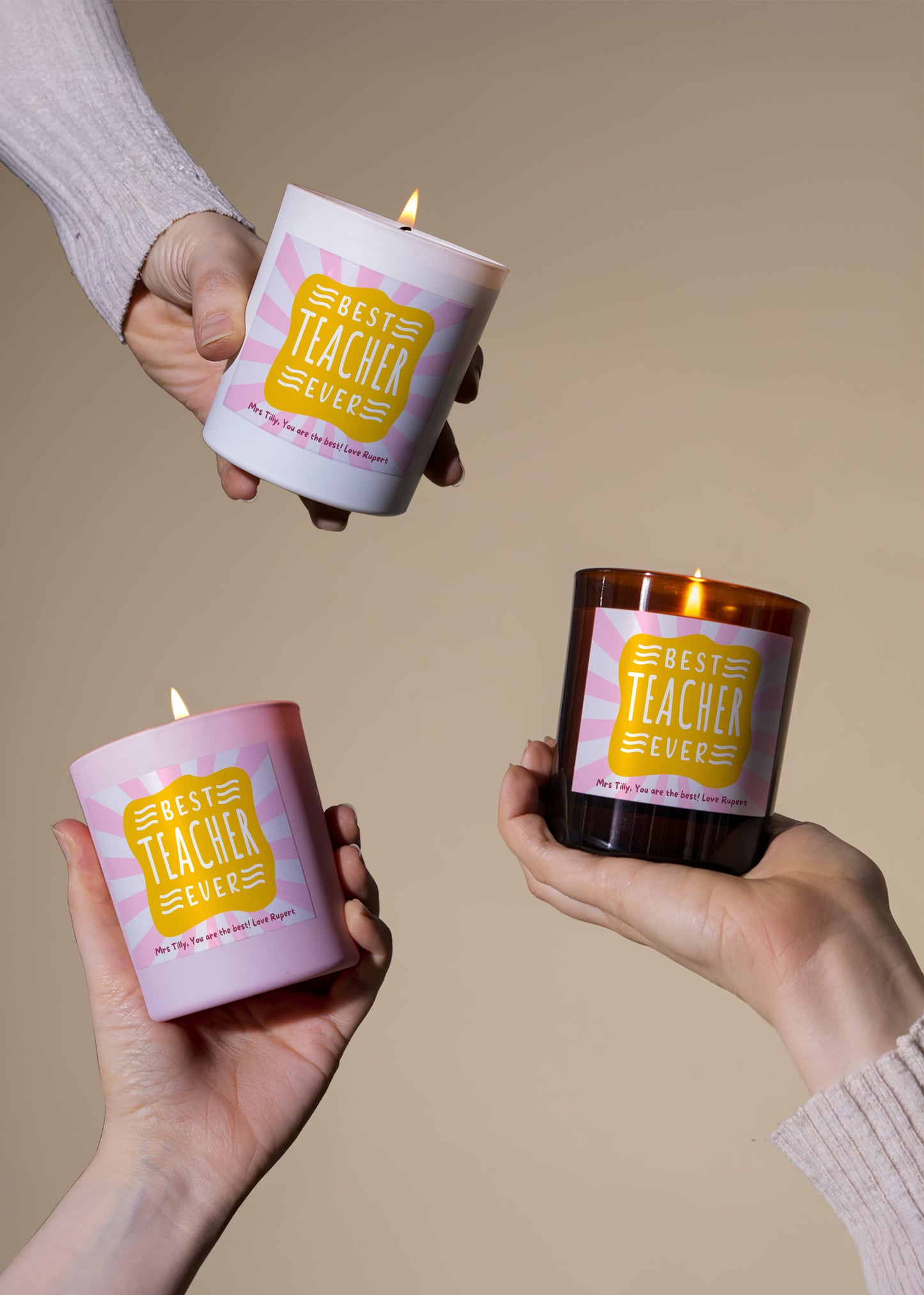 Best Teacher Ever Scented Candle