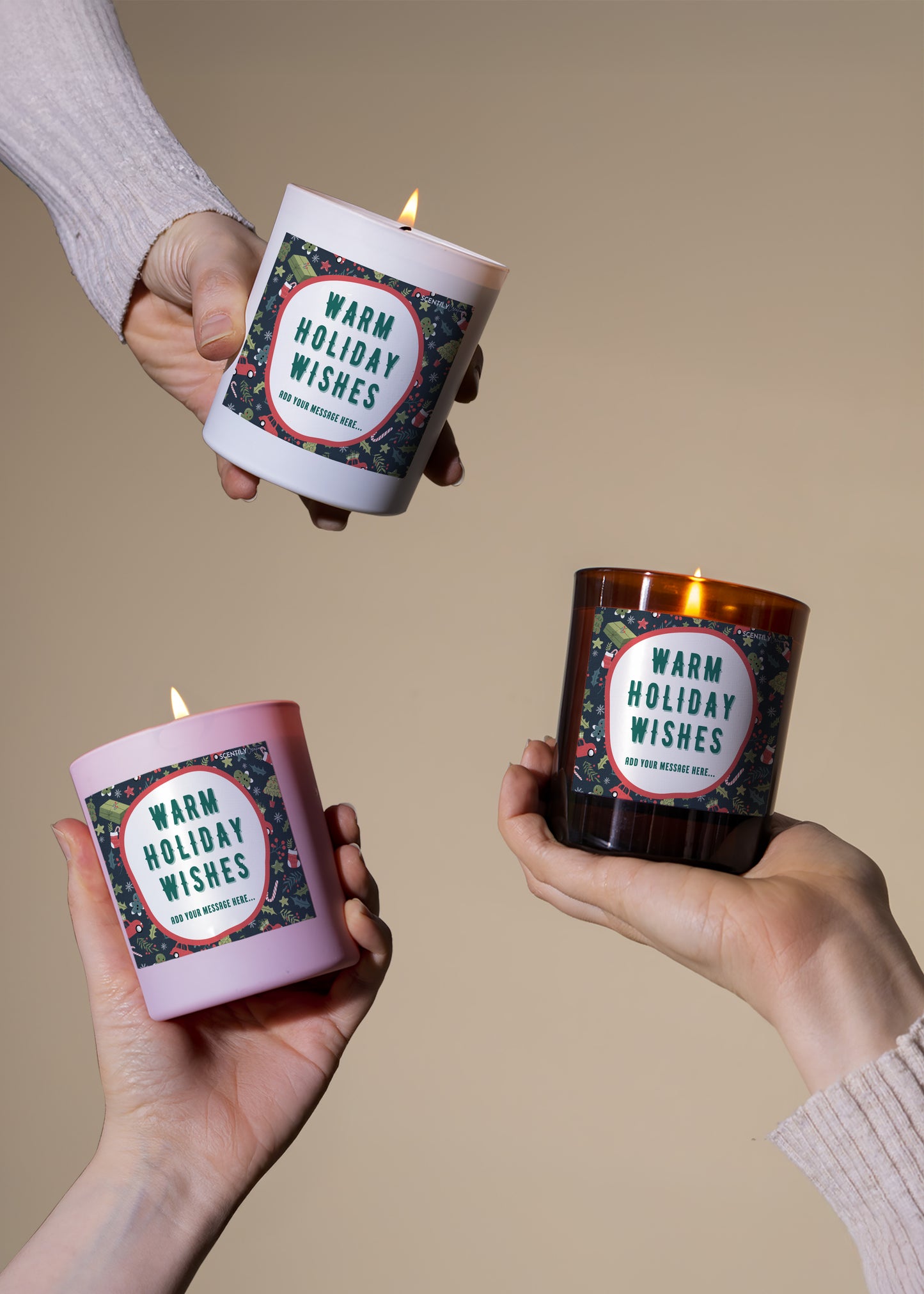 Warm Holiday Wishes Scented Candle