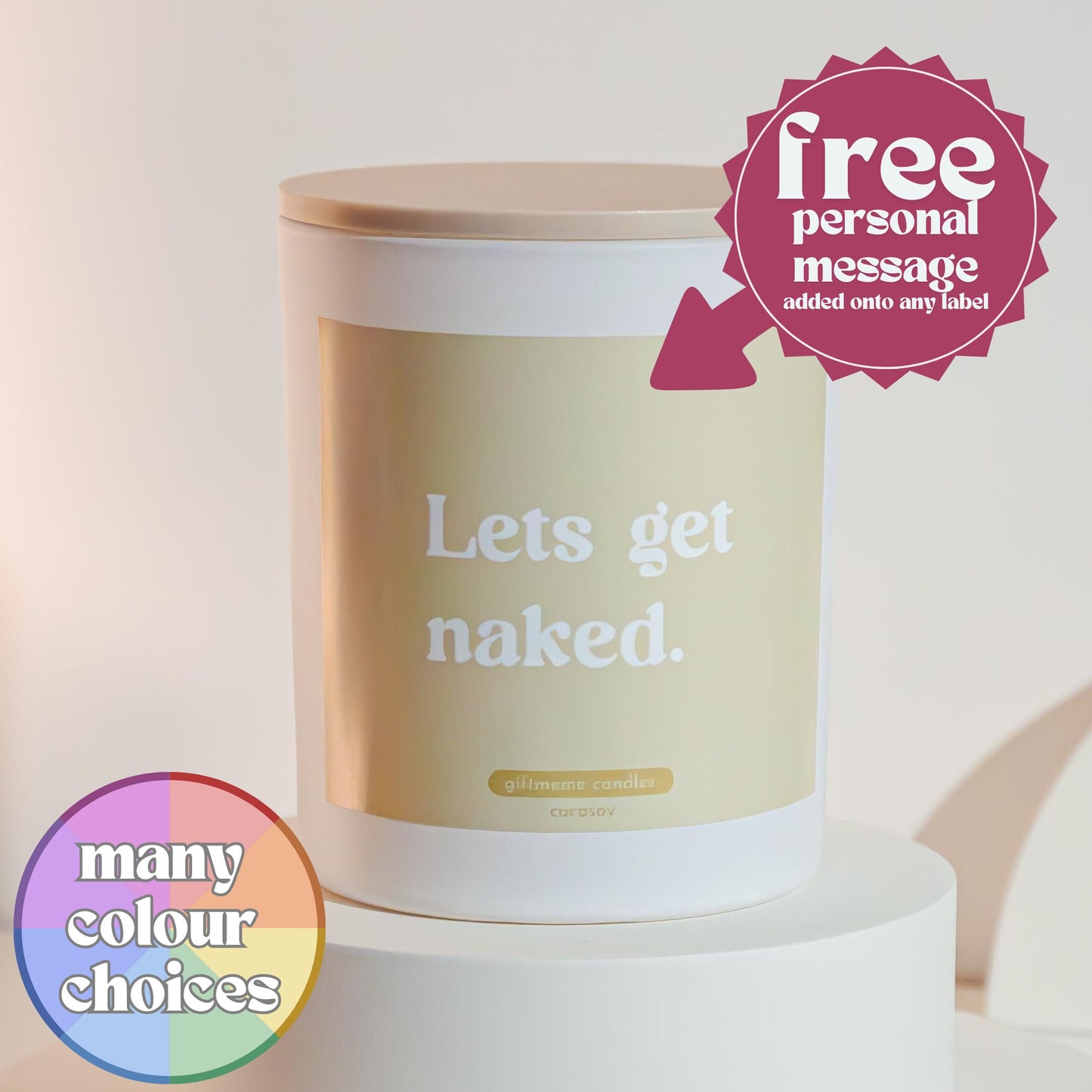Lets Get Naked Scented Candle