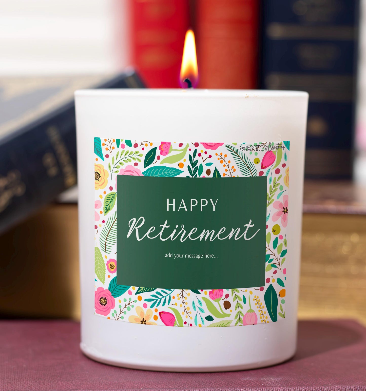 Happy Retirement Candle